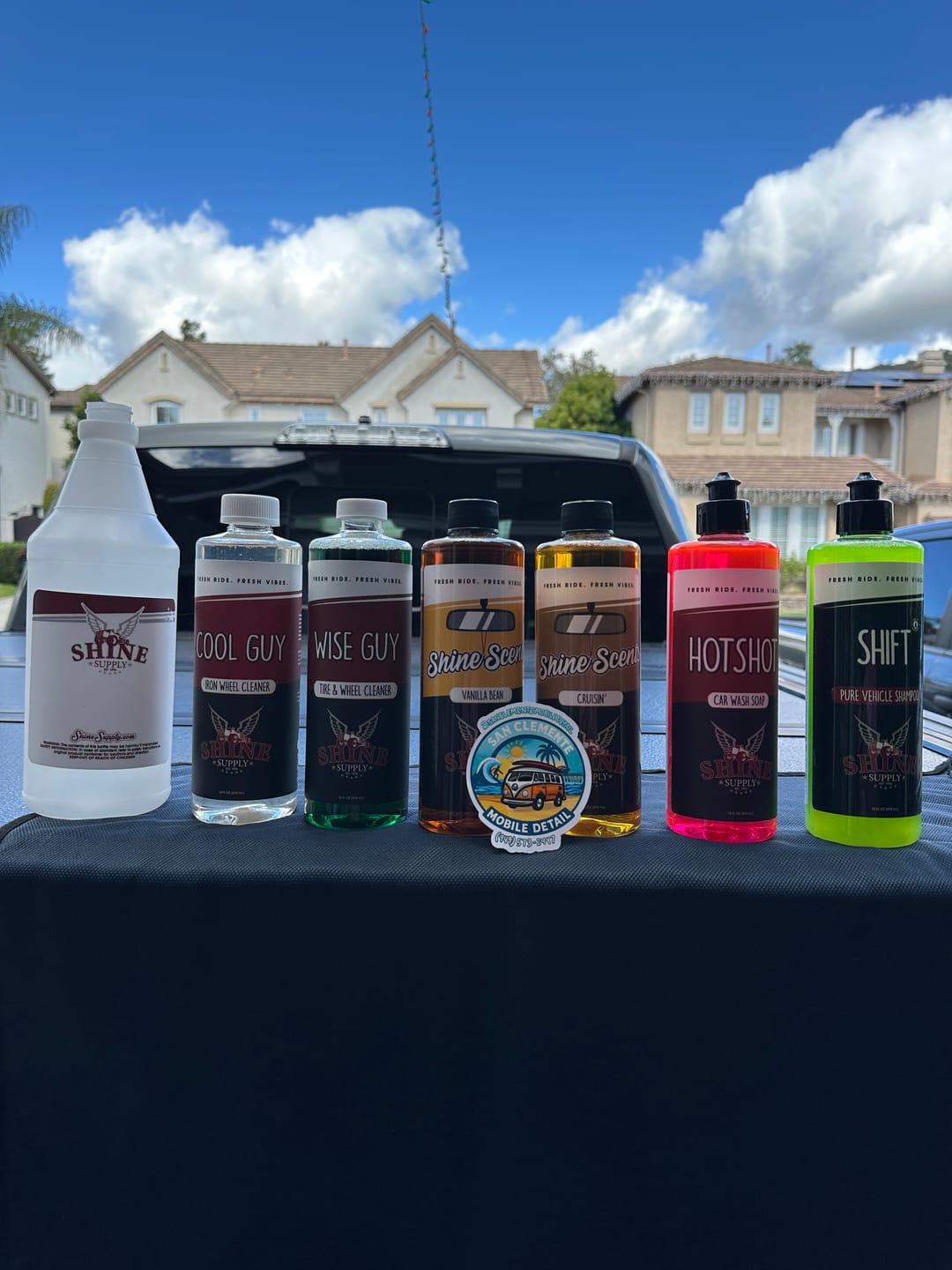 Customer photo review of "Shine Scents" Cruisin' - 16oz. w/ Black Sprayer