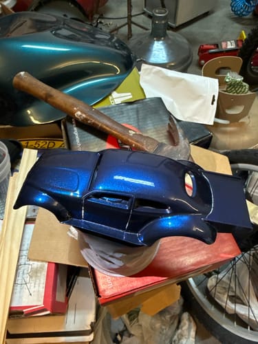 Customer photo review of Mystic Blue Paint Basecoat Midcoat