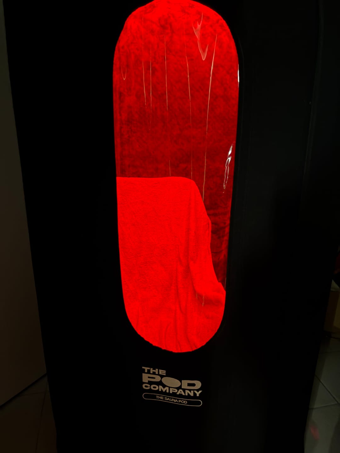 Customer photo review of The Sauna Pod