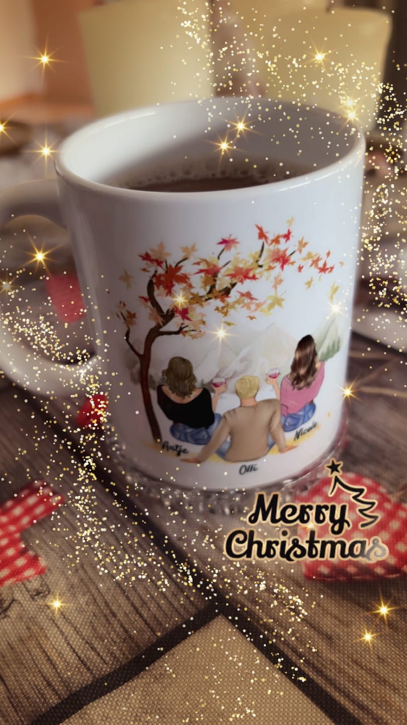 Customer photo review of Bruder & Schwester Tasse - Personalisierte Tasse (2-3 Geschwister)