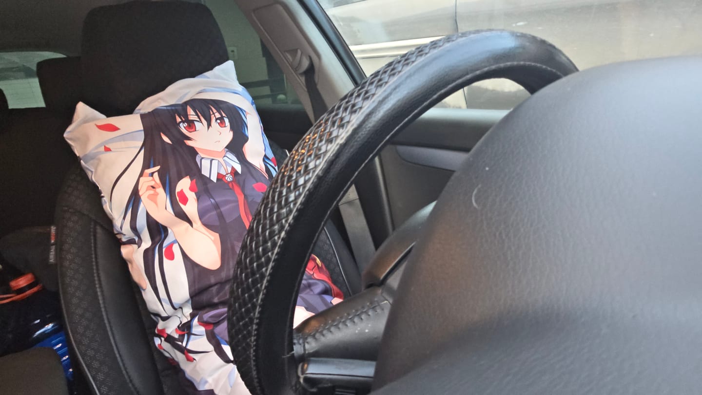Customer photo review of Akame Body Pillow  Akame Cute