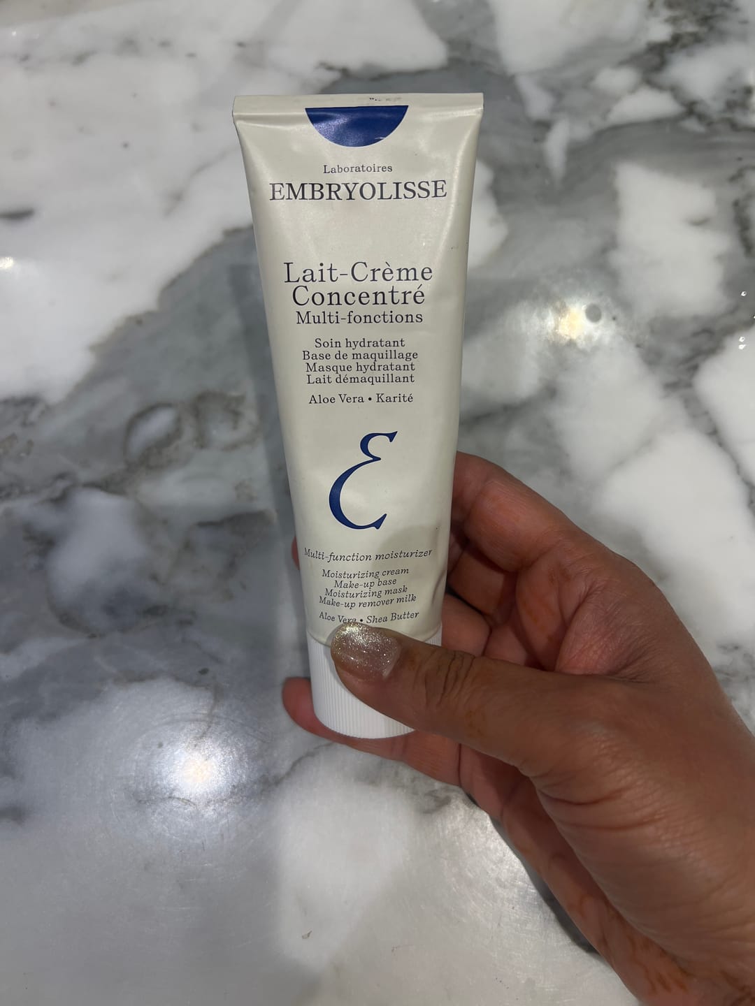 Customer photo review of Lait-Creme Concentre - Moisturizer and Primer - 75ml