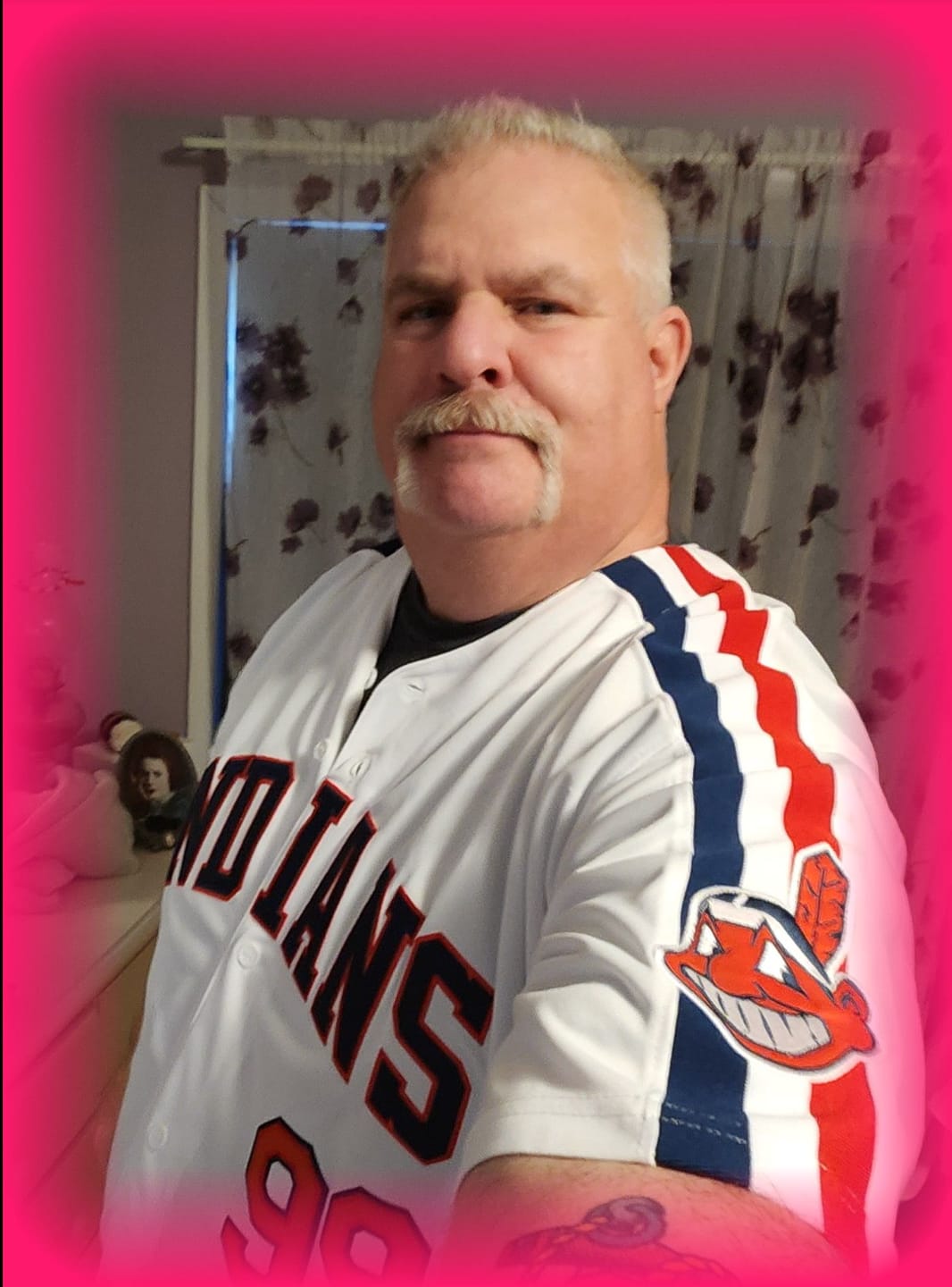 Customer photo review of Ricky Vaughn Wild Thing Indians Baseball Jersey
