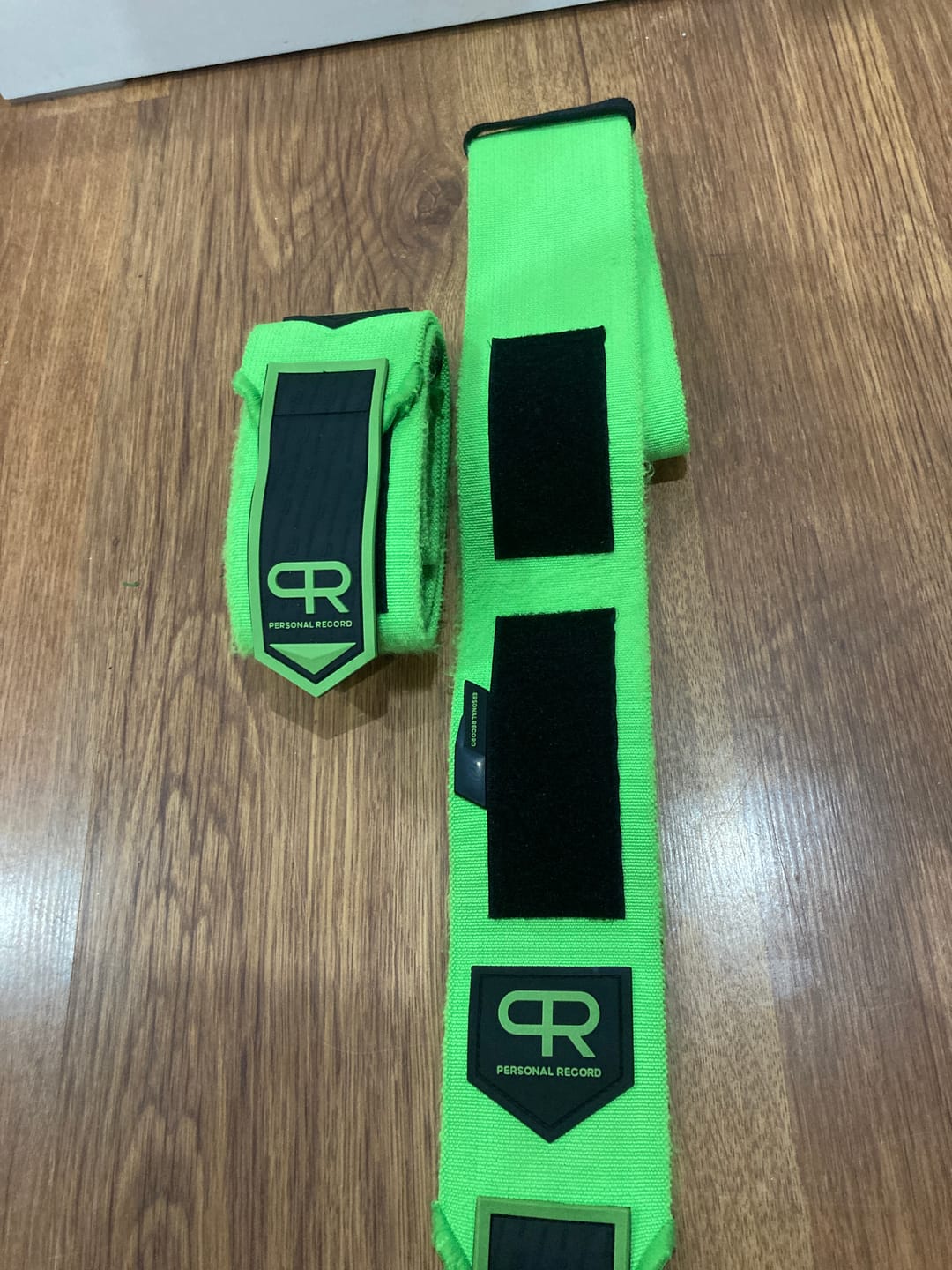 Customer photo review of PR Heavy Duty Premium Elbow Wraps - Neon
