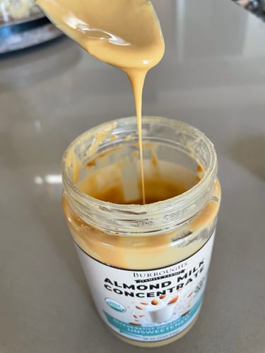 Customer photo review of Regenerative Organic Almond Milk Concentrate