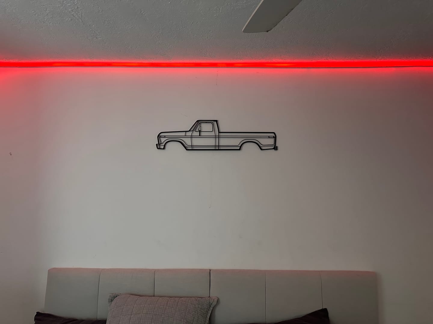 Customer photo review of 1975 F-150 6th Gen Metal Car Wall Art - MT0167