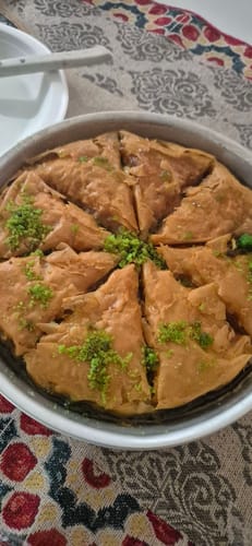 Customer photo review of Traditional Greek Baklava from Epirus – 1200g