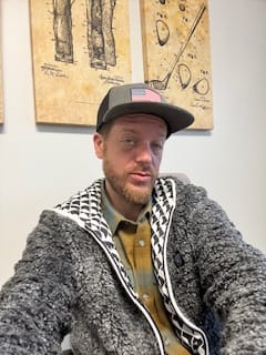 Customer photo review of Reversible Sherpa Full Zip Hoodie