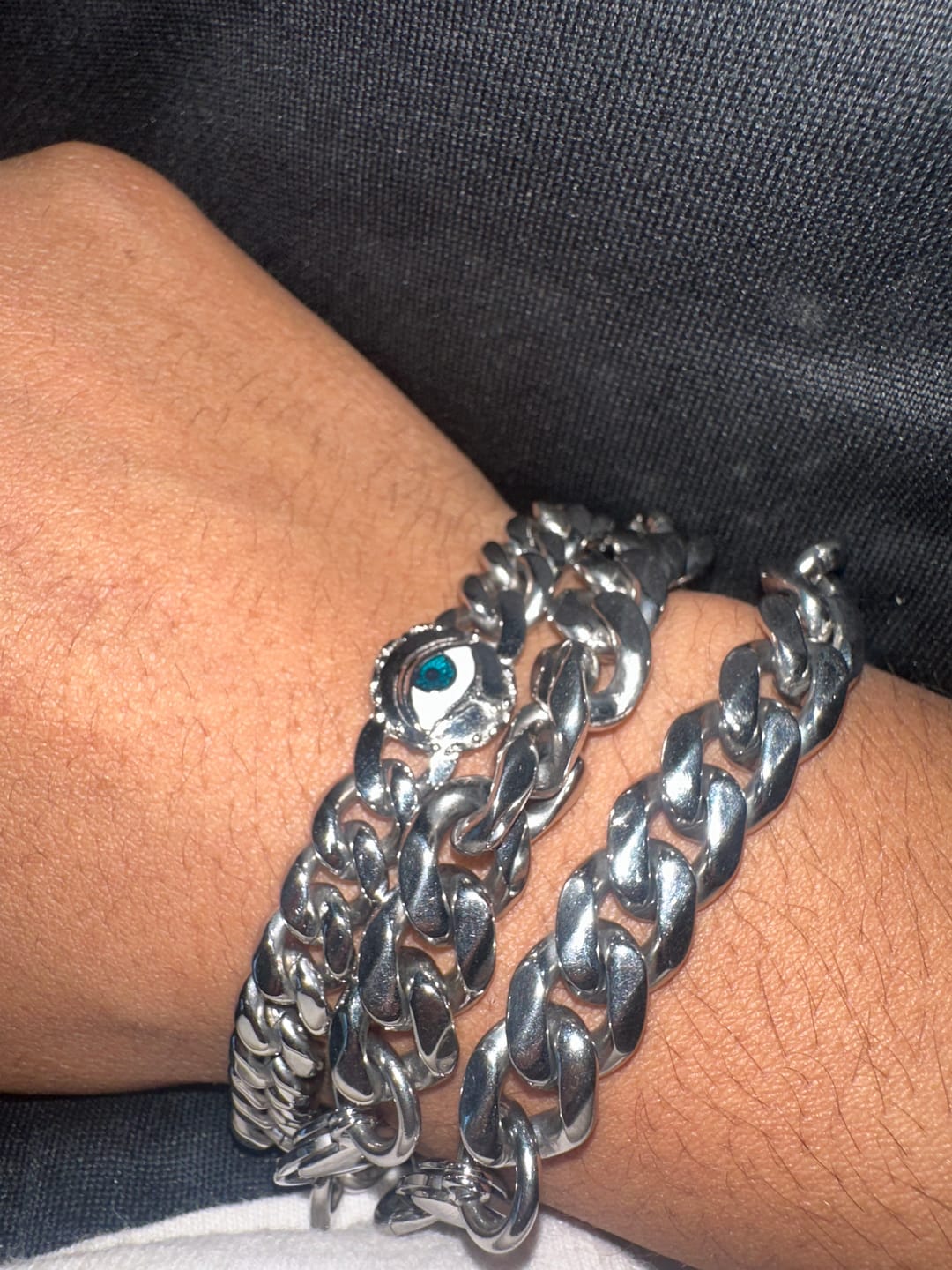 Customer photo review of EVIL EYE BRACELET