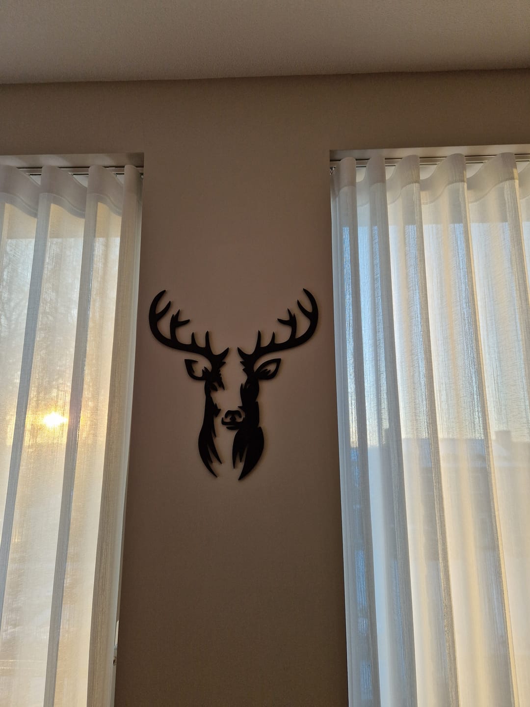 Customer photo review of Wanddecoratie dieren | Hert 2-delig