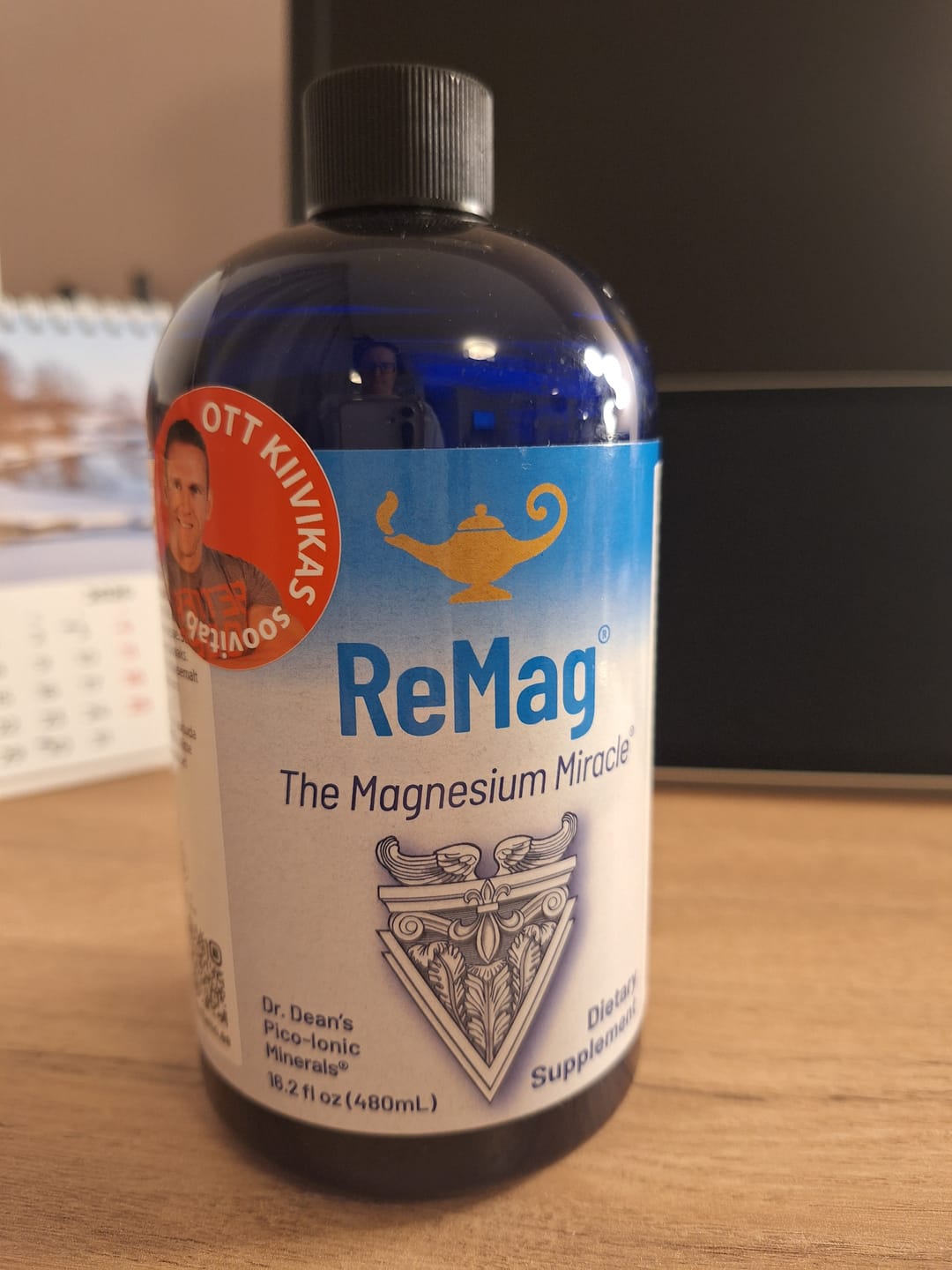 Customer photo review of ReMag® Liquid Magnesium, 480ml (toidulisand magneesiumiga)