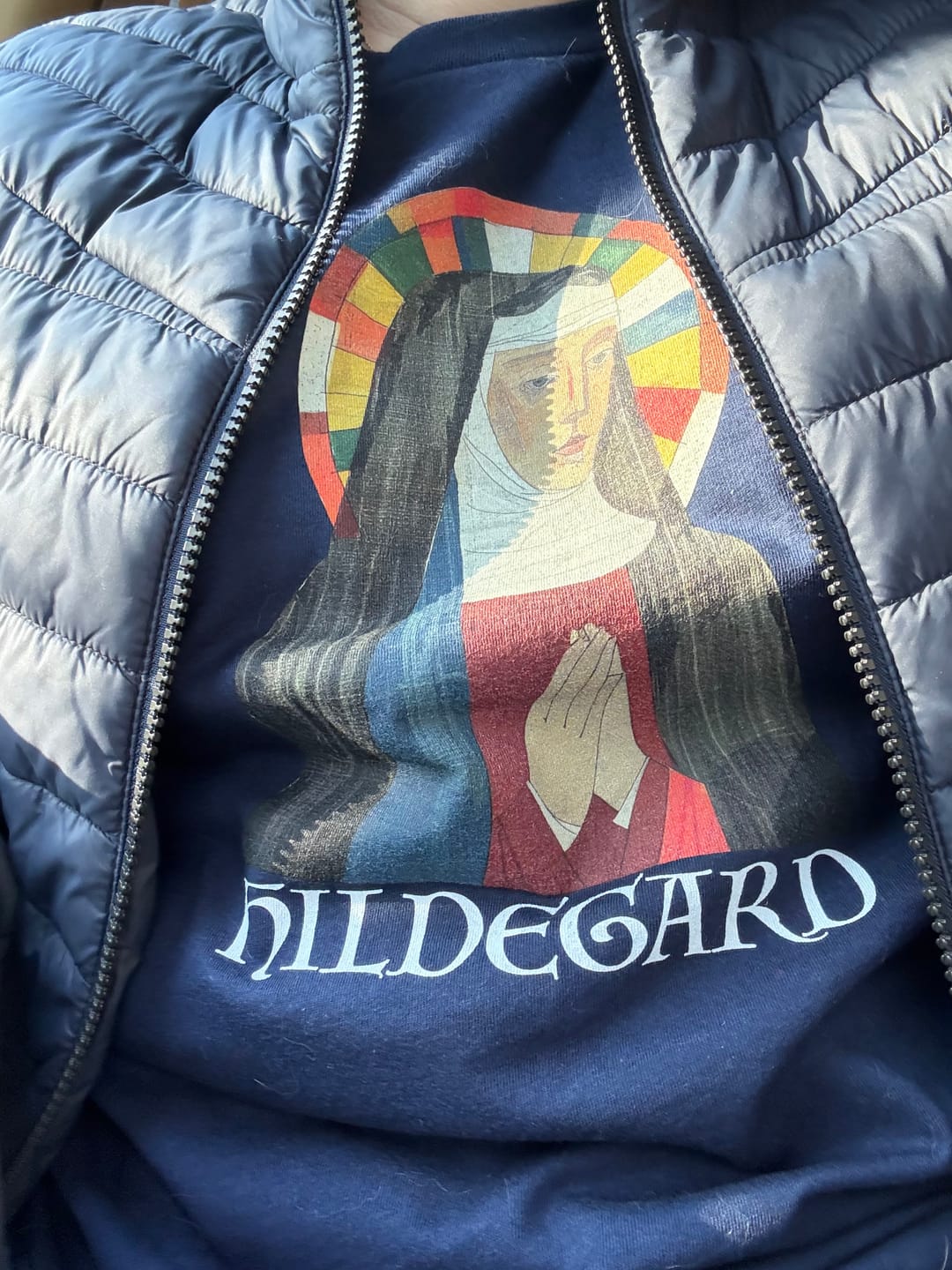 Customer photo review of Hildegard von Bingen: The Saint T-Shirt