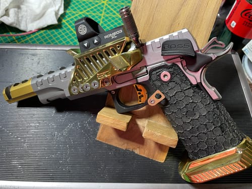 Customer photo review of 1911/2011 Ambidextrous Safeties with Shields – One-Piece CNC | Boss Components