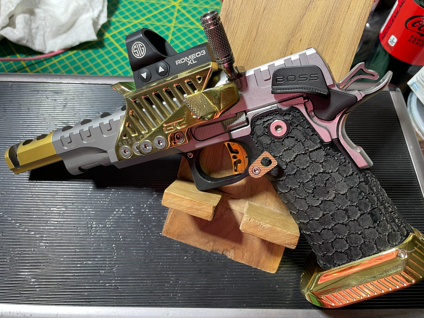 Customer photo review of 1911/2011 Ambidextrous Safeties with Shields – One-Piece CNC | Boss Components