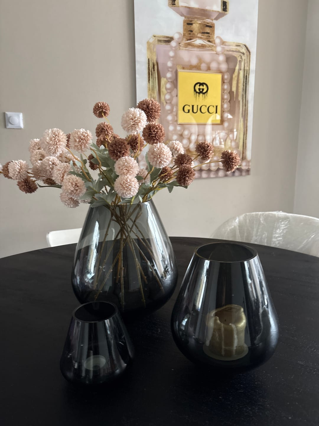 Customer photo review of Zijden Kiku Bloemen - Crème Mix