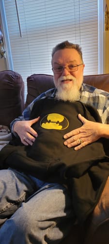 Customer photo review of The Hatchman Hoodie, Black