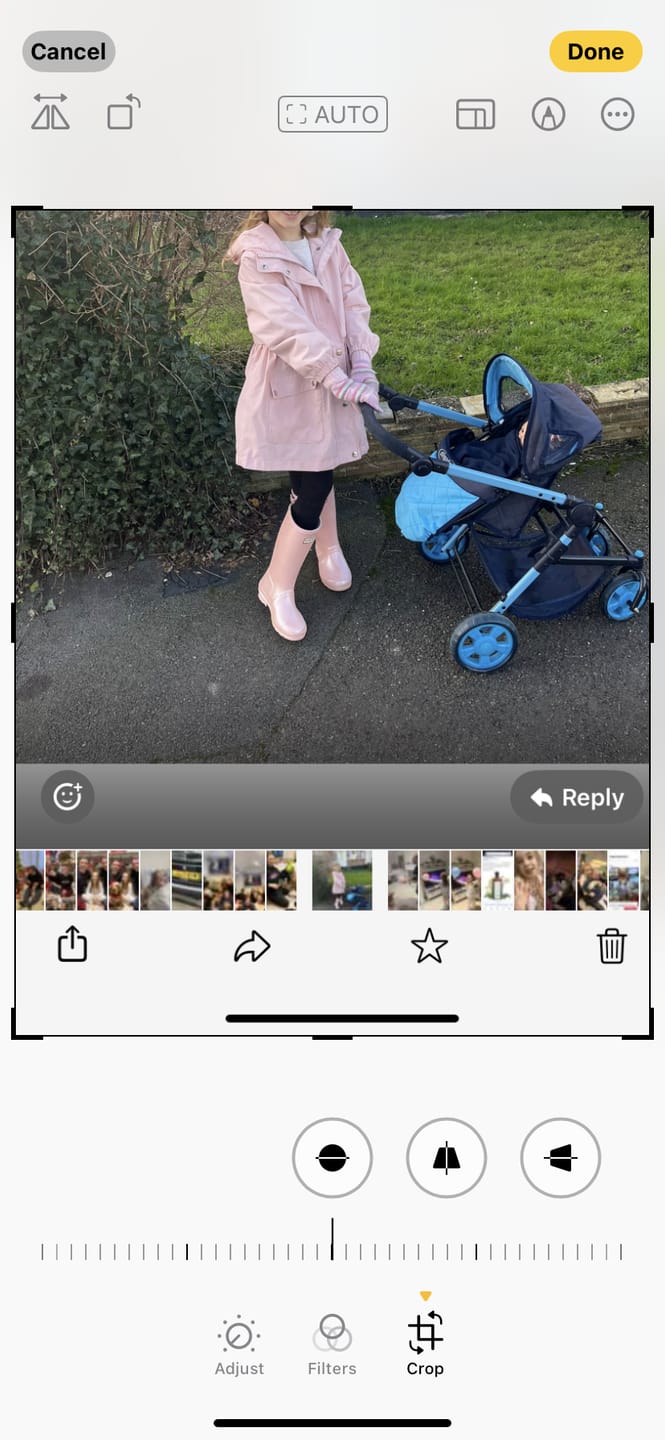 Customer photo review of Hunter Original Pearlised Wellington Boots