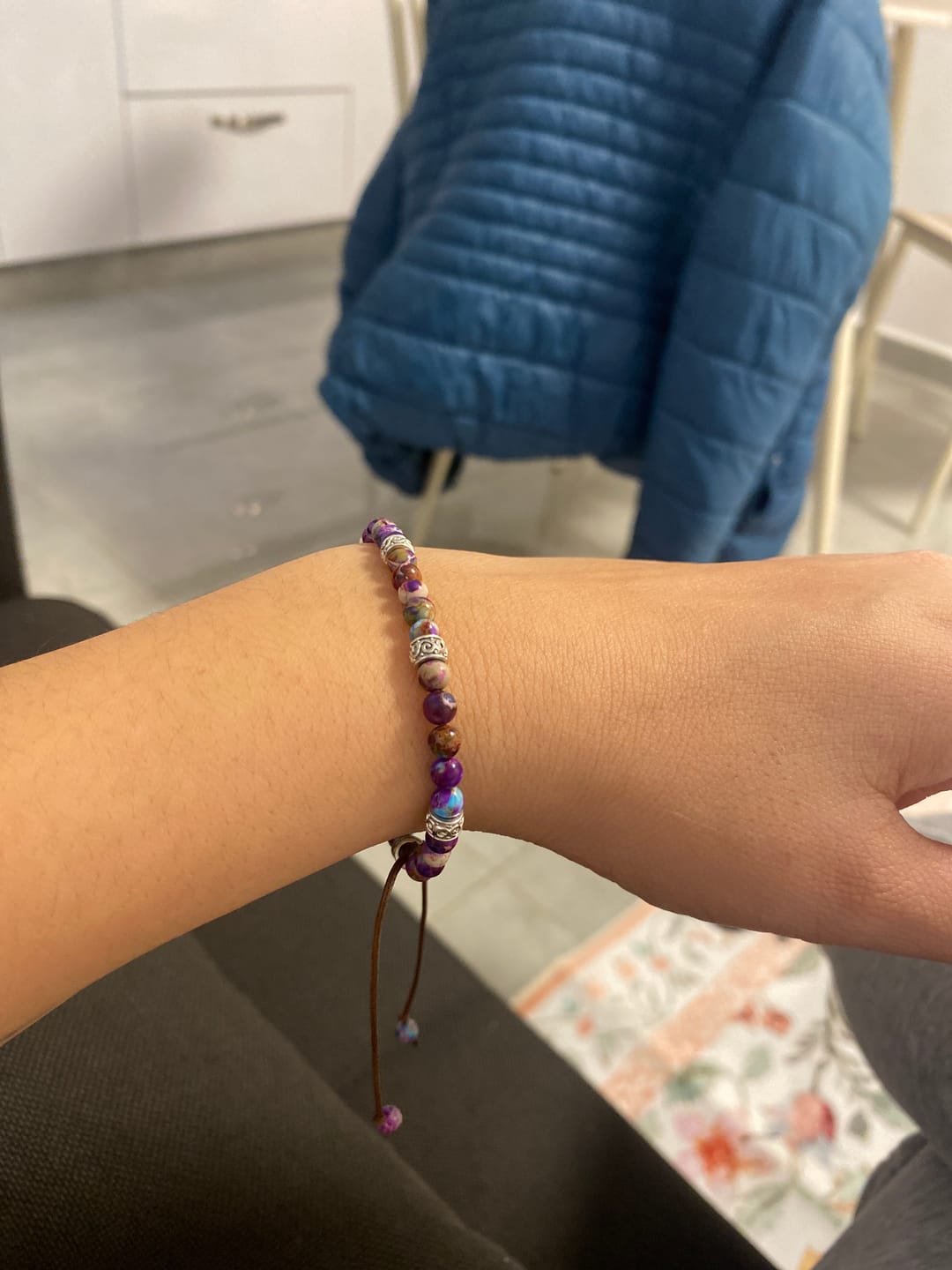 Customer photo review of צמיד אנרגיה טיבטי