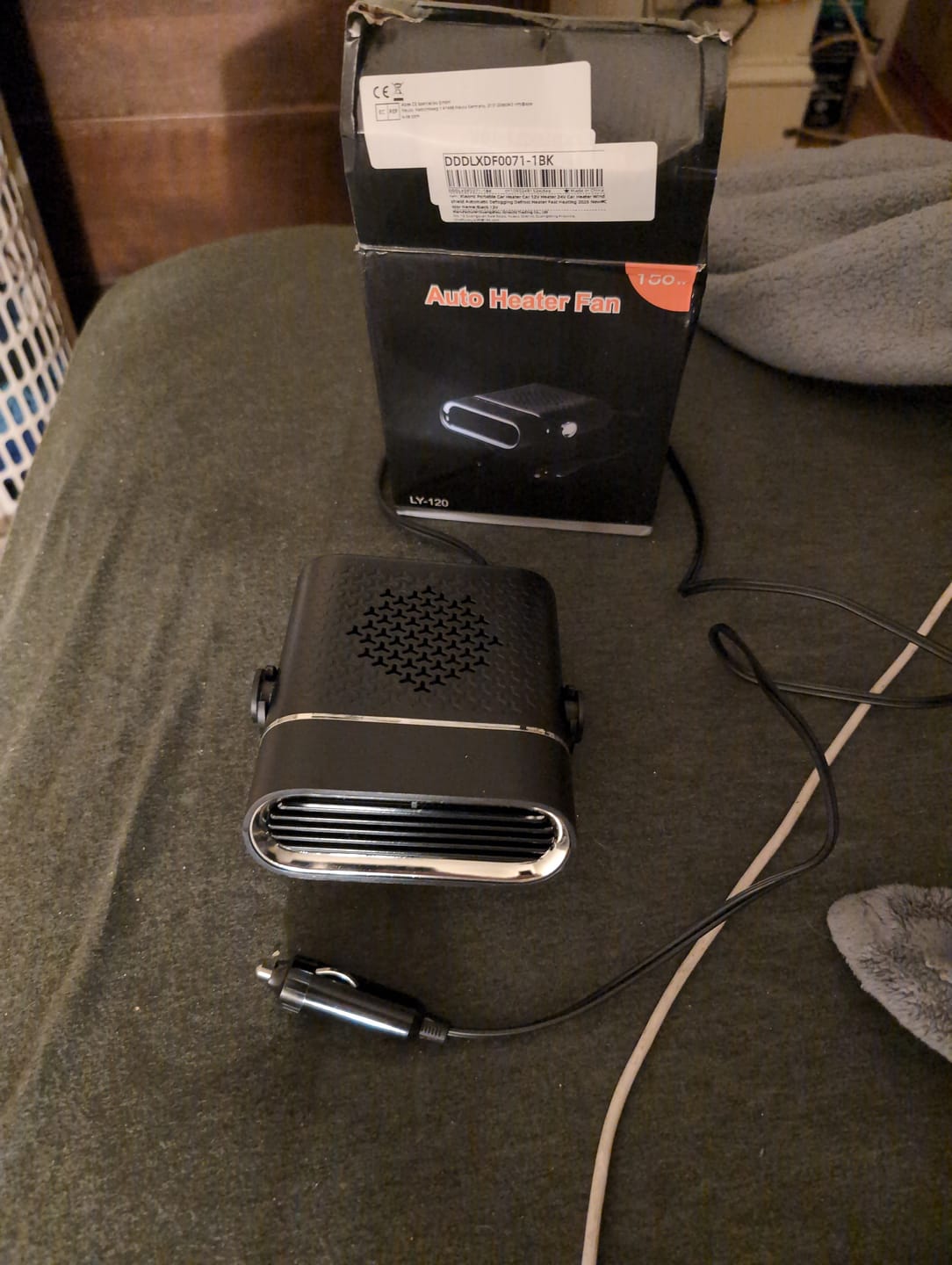Customer photo review of Portable Car Heater Quick Heat 30s Compact Warmth Comfort