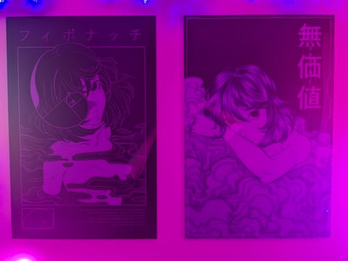 Customer photo review of Worthless Plexi Glass Wall Art