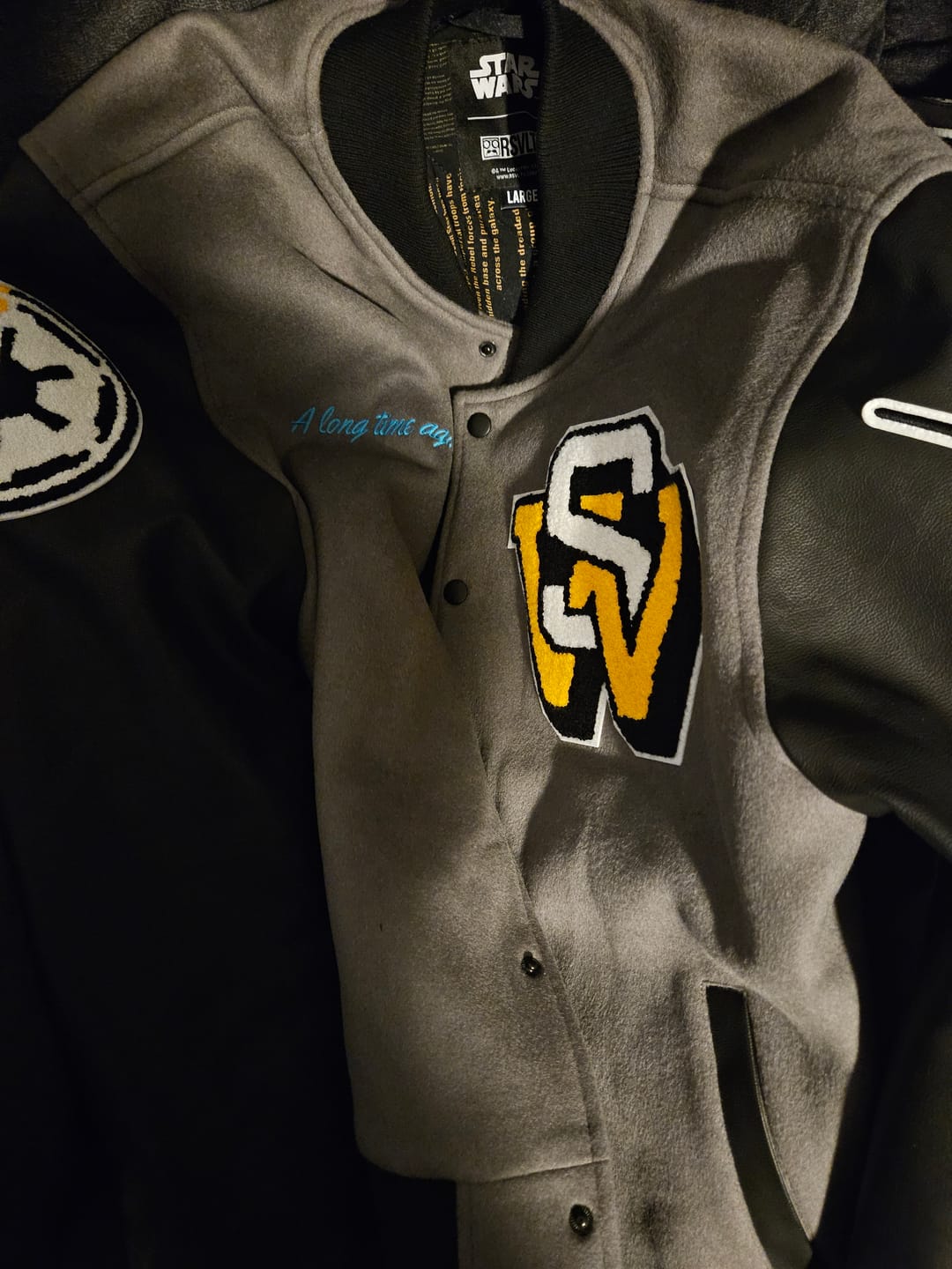 Customer photo review of Star Wars™ "A Long Time Ago...." – Limited-Edition Varsity Jacket