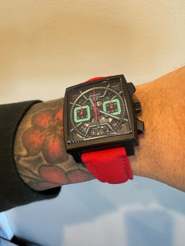 Customer photo review of Sailcloth Rubber Deploy - Red