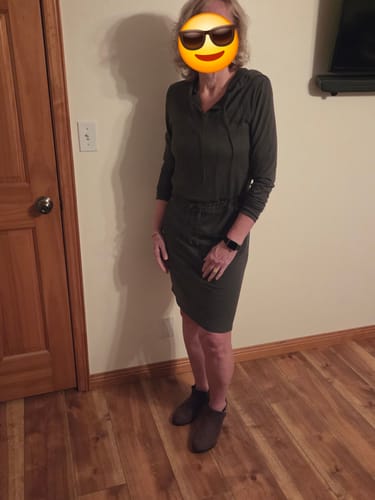 Customer photo review of Brigitte Brianna Essential Dress