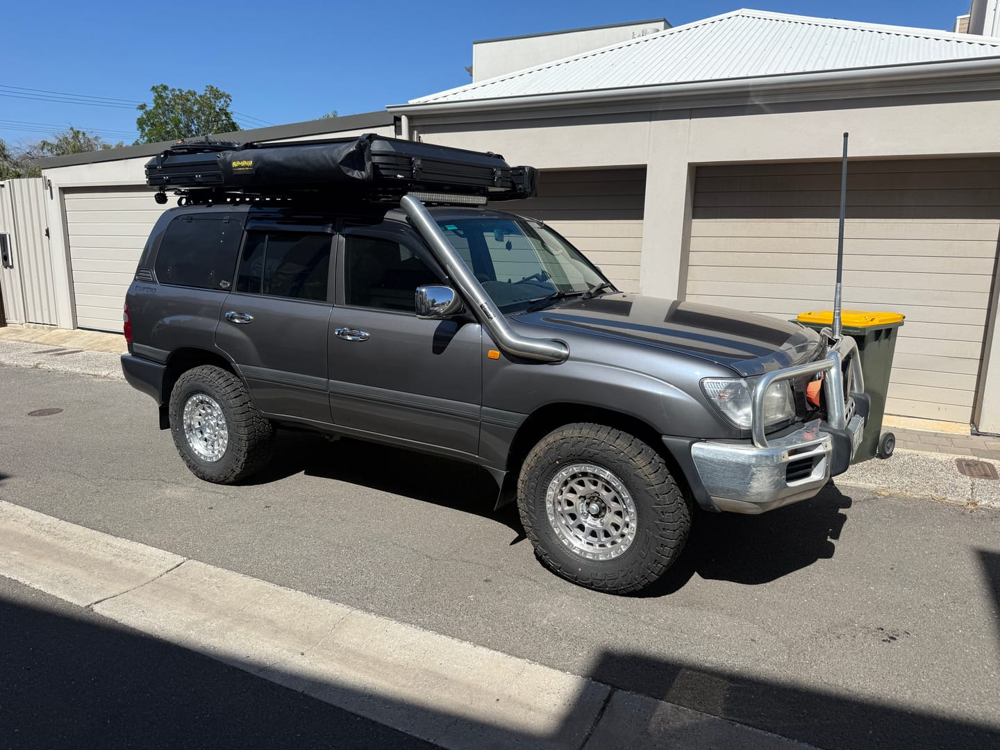 Customer photo review of Stainless Snorkel to suit Toyota 100/105 Series Landcruiser