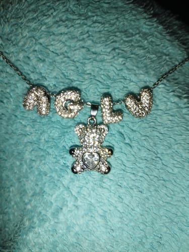 Customer photo review of Collana Teddy Mama