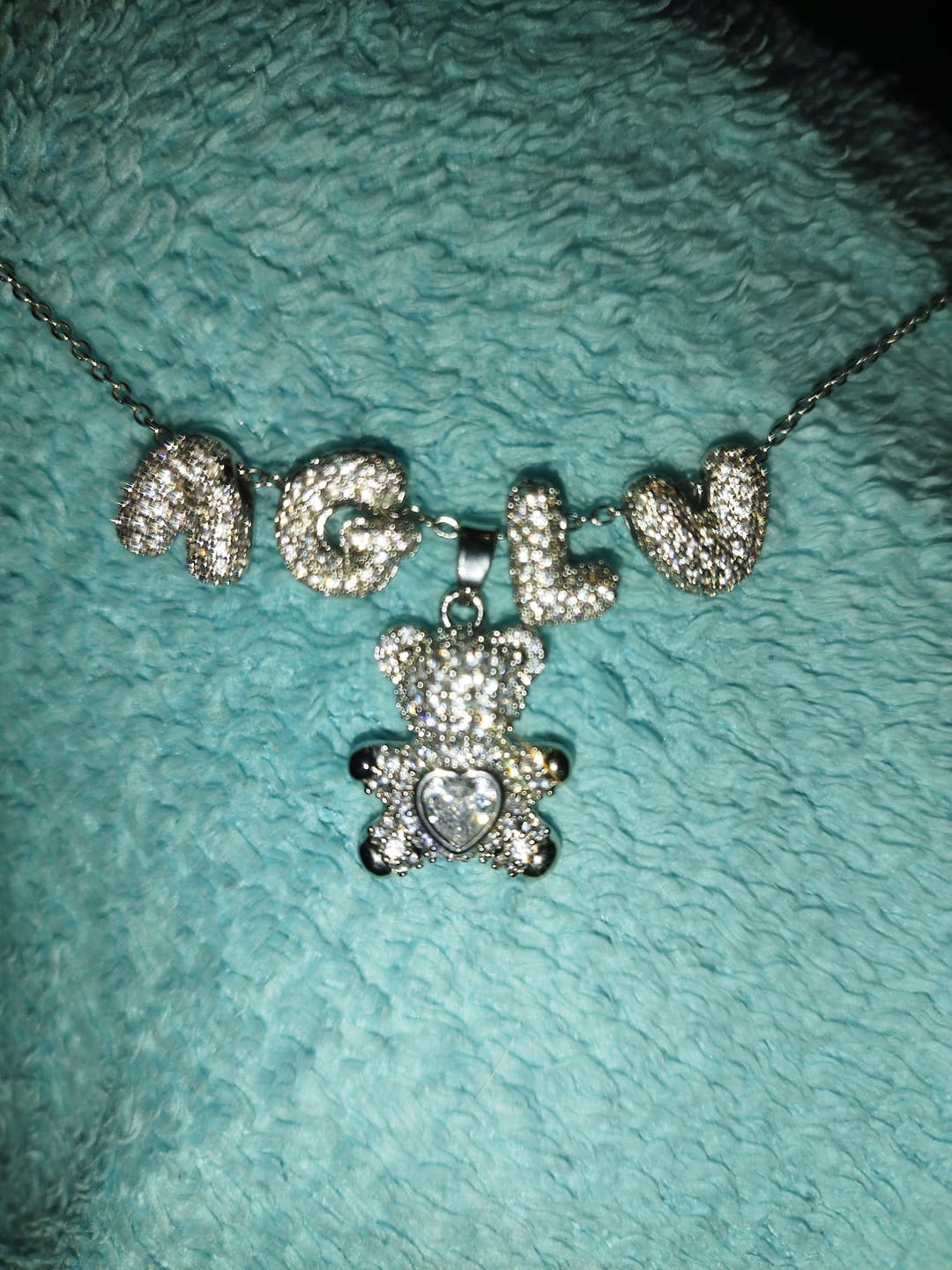 Customer photo review of Collana Teddy Mama