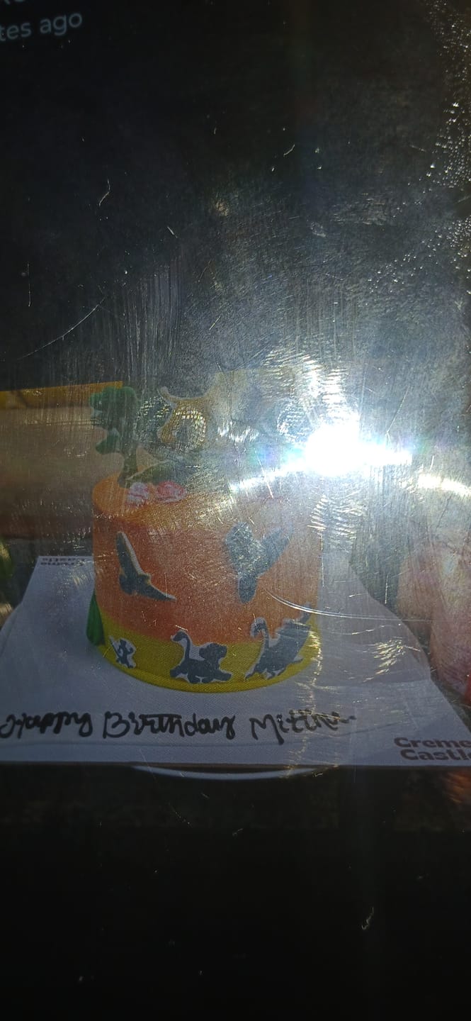 Customer photo review of Lion King Simba Cake
