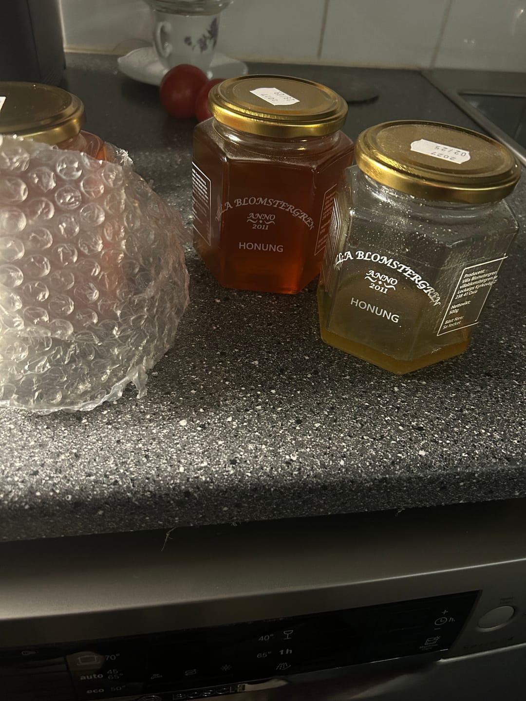 Customer photo review of Flytande Honung 2 kg (4×500 g) – Svensk honung direkt från biodlare