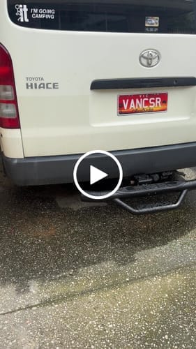 Customer photo review of Universal Rear Hitch Step