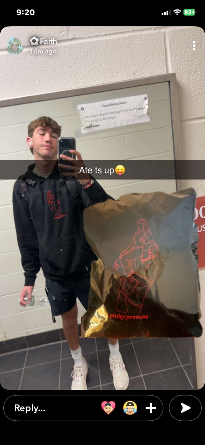 Customer photo review of Soulmate Custom Embroidered Photo Hoodie