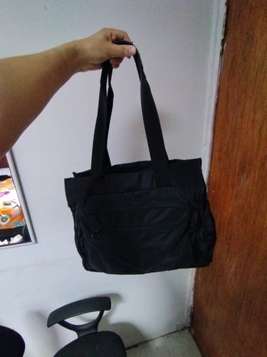 Customer photo review of Bolso Nylon Strap Ajustable Computador Back To School