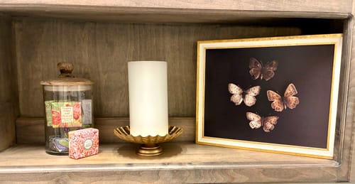 Customer photo review of Mini Gold Footed Dish