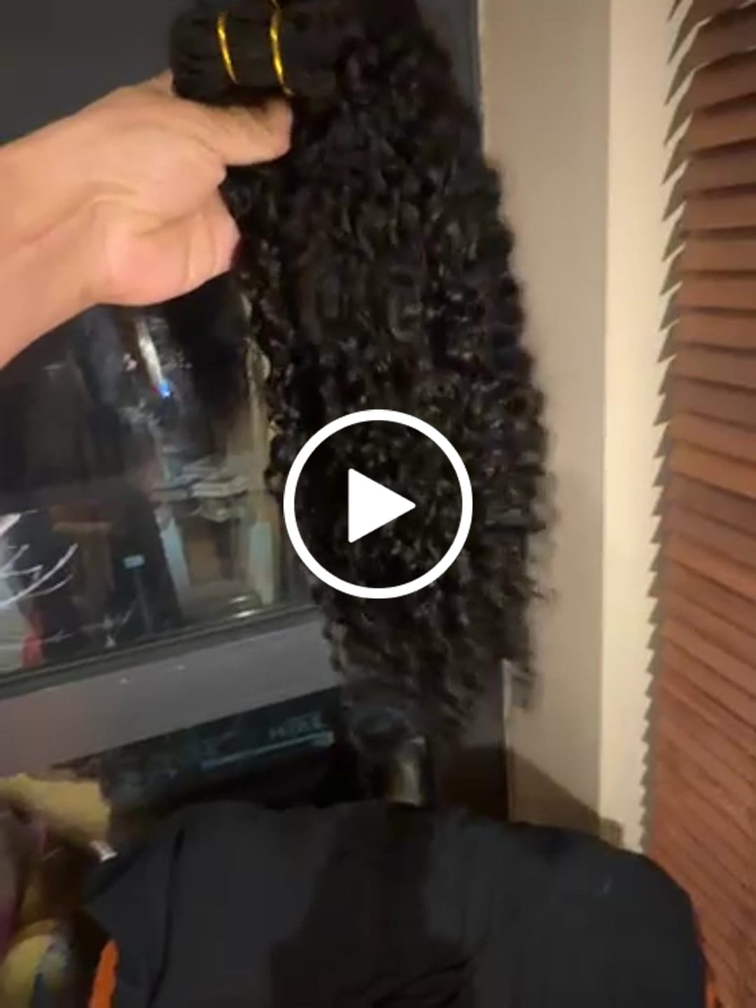 Customer video review of Burmese Water Curly Human Hair Bundles Natural Color