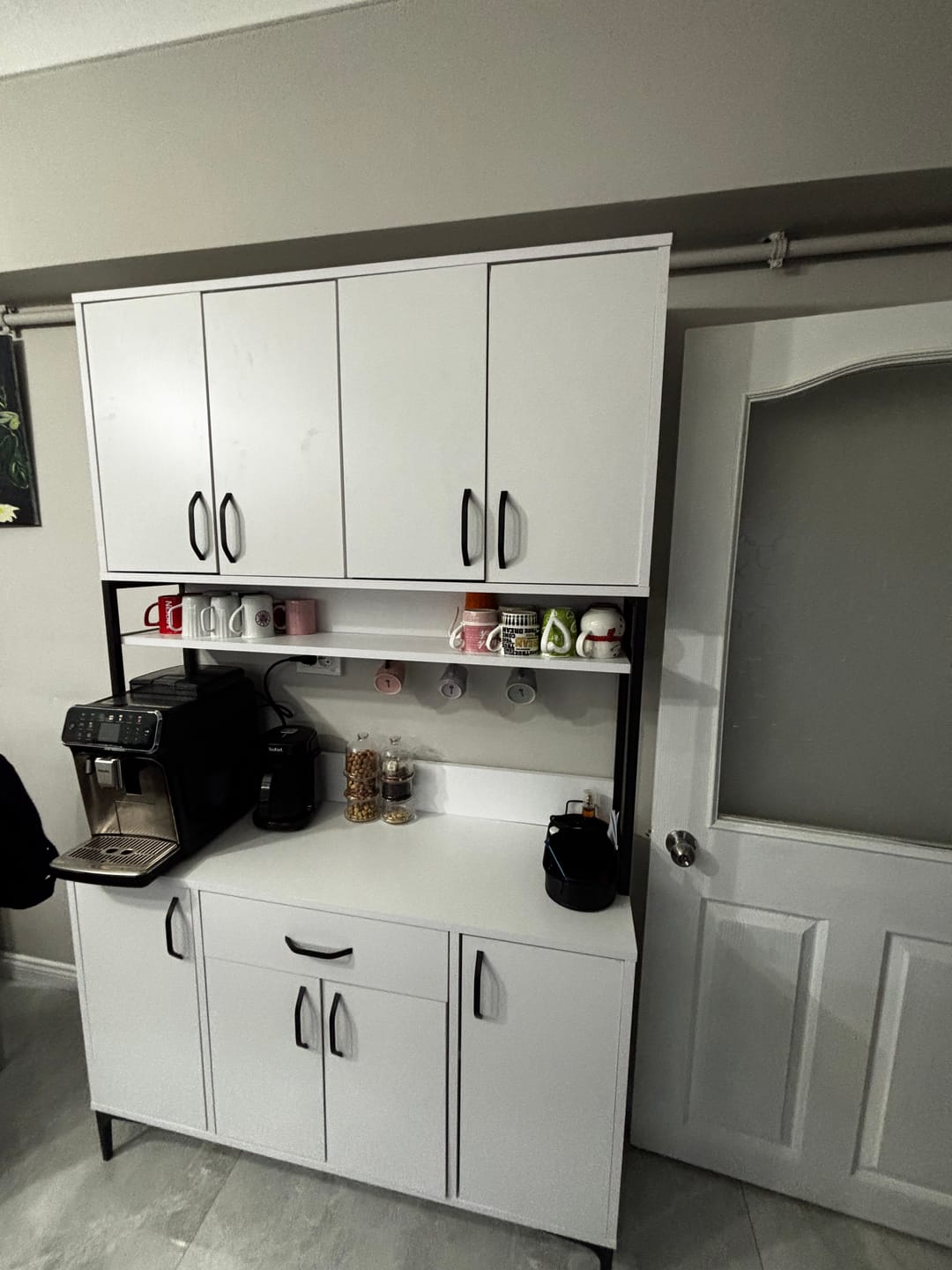 Customer photo review of Rani JE127 Çok Amaçlı Dolap 8 Kapaklı 1 Çekmeceli Kiler Mutfak Dolabı Beyaz