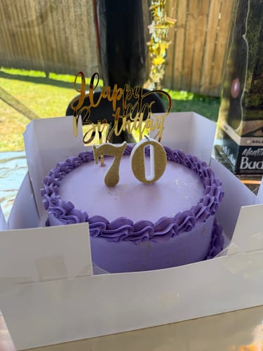 Customer photo review of Vintage Cake