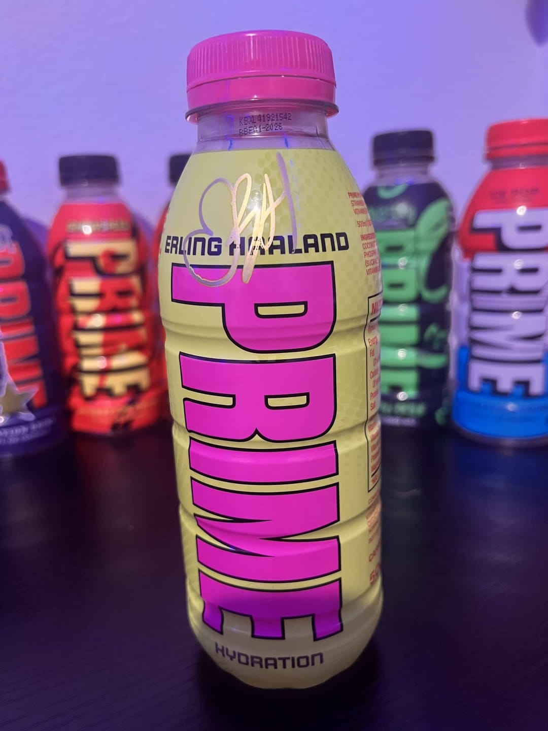 Customer photo review of PRIME Hydration Erling Haaland Limited Edition