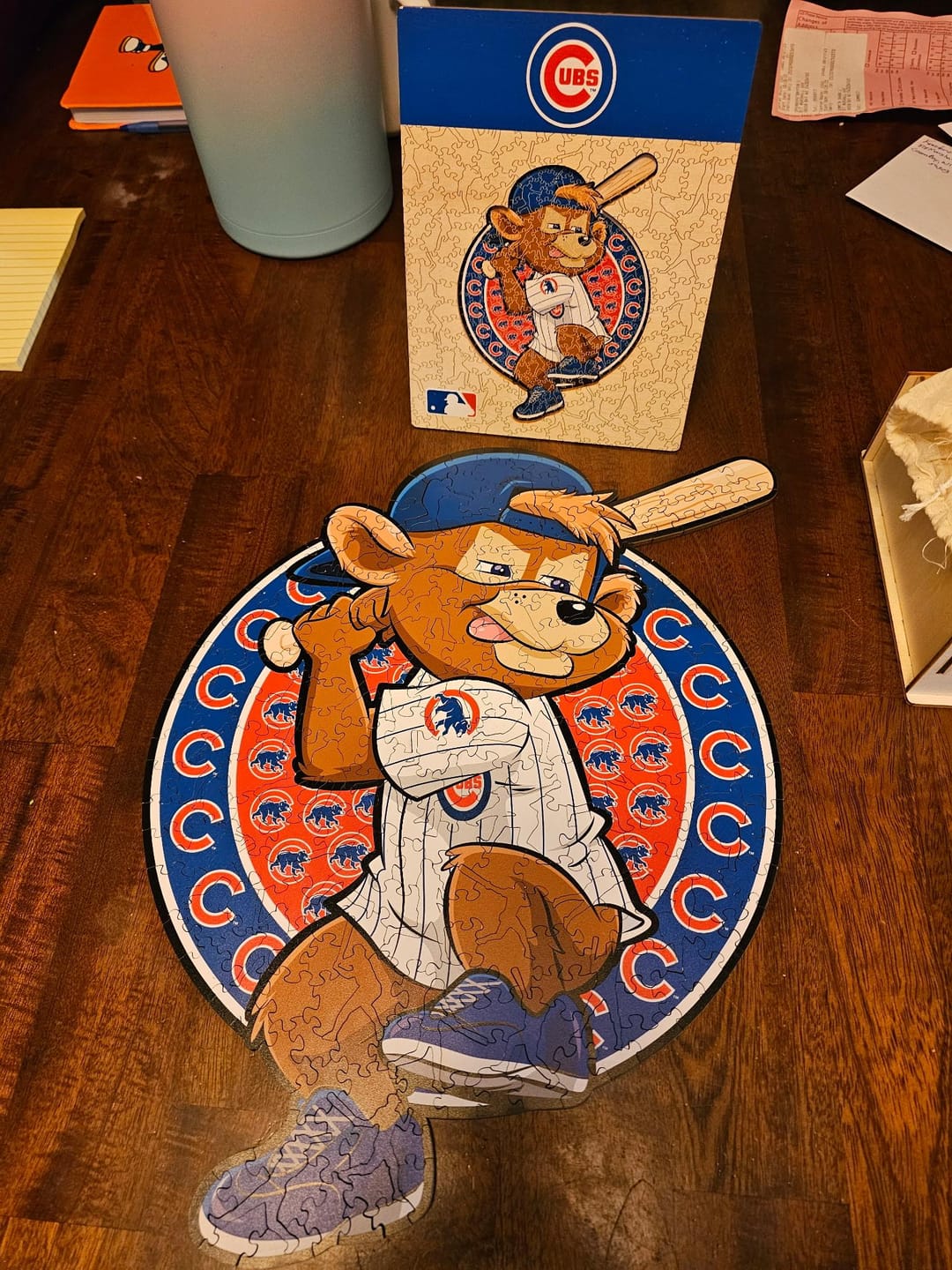 Customer photo review of Chicago Cubs™ Mascot - Wooden Puzzle
