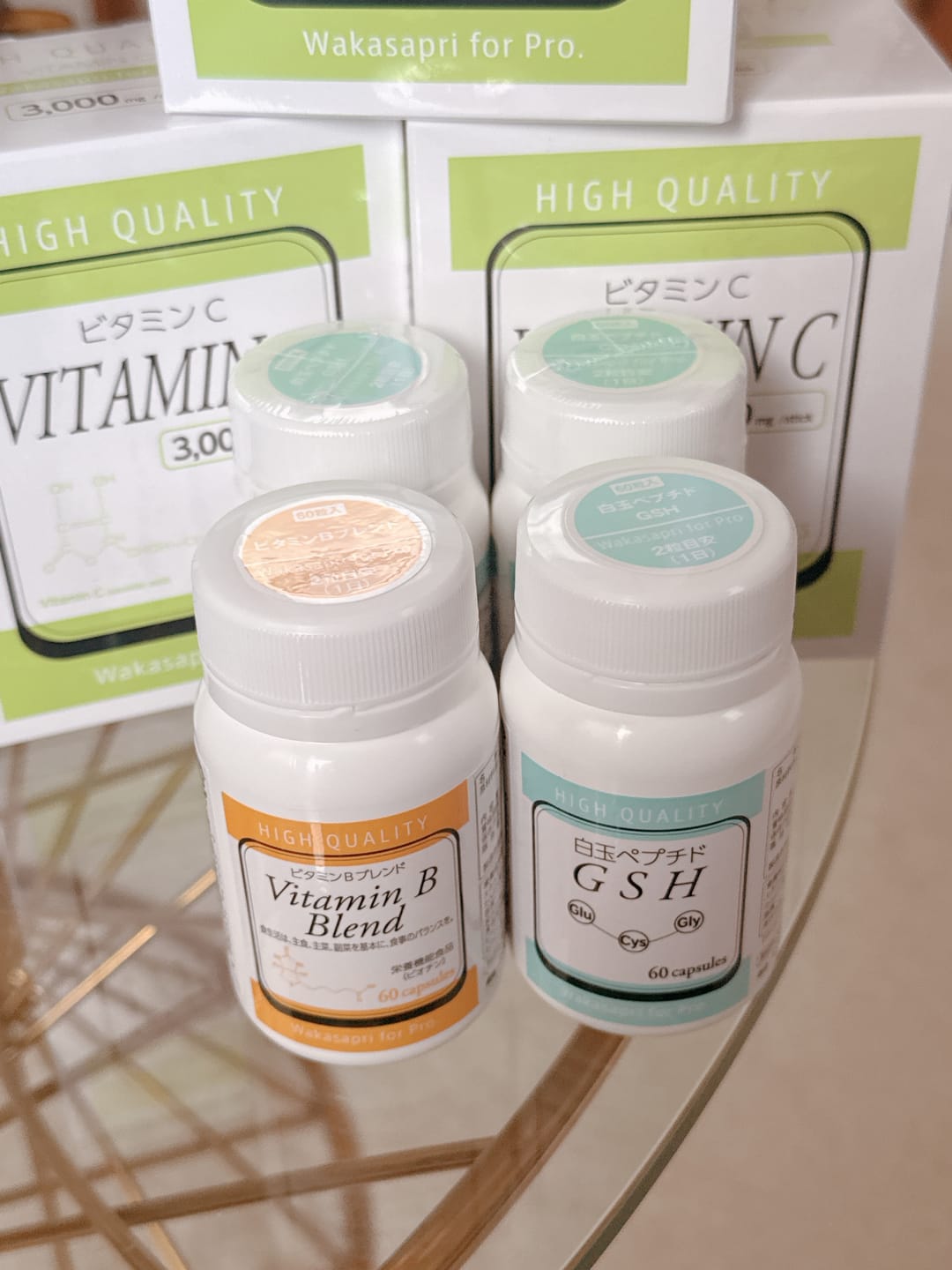 Customer photo review of ワカサプリ 白玉ペプチド（GSH）- Wakasapri for Pro.