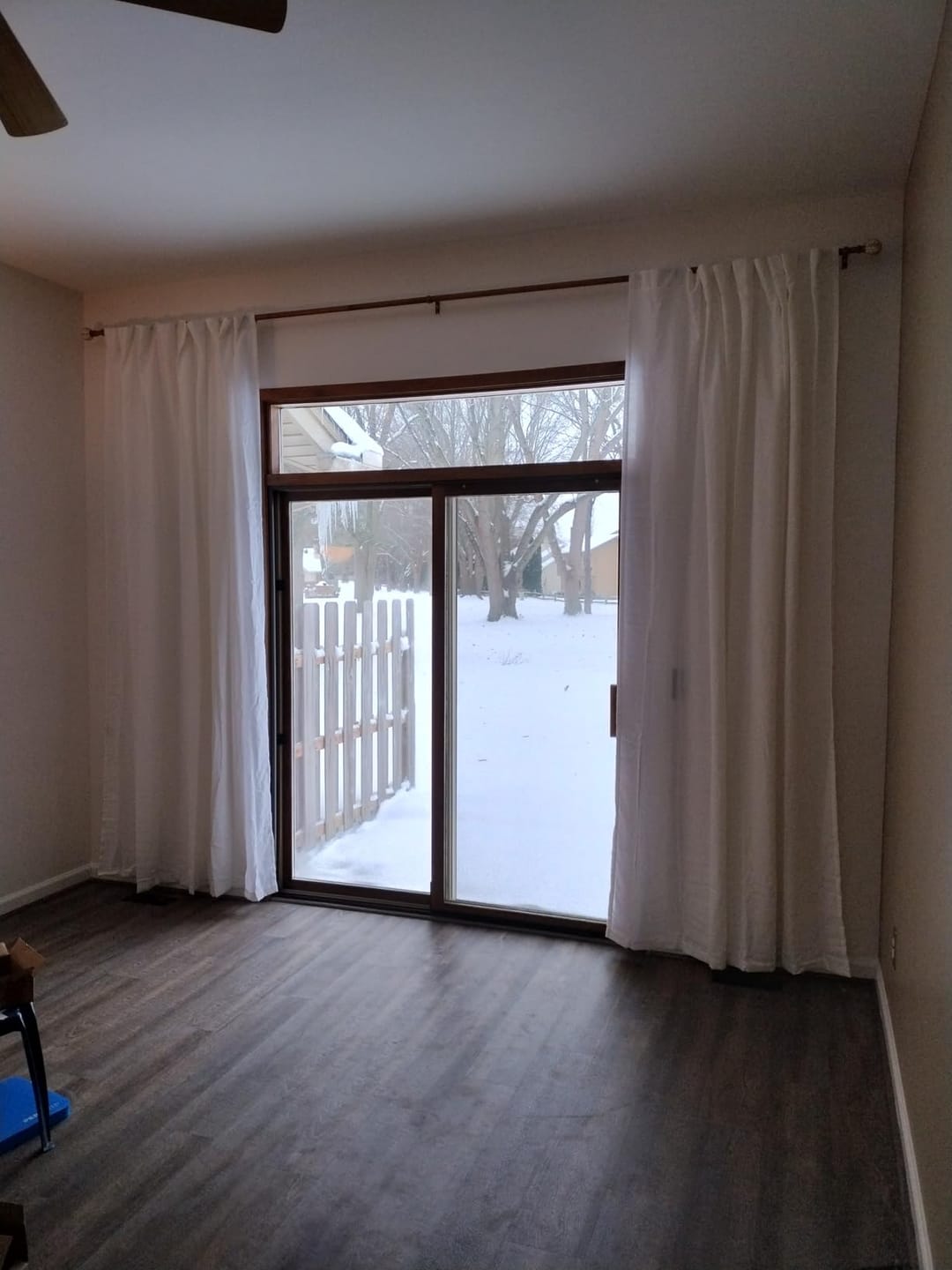 Customer photo review of Solid Linen Blend Lined Curtains