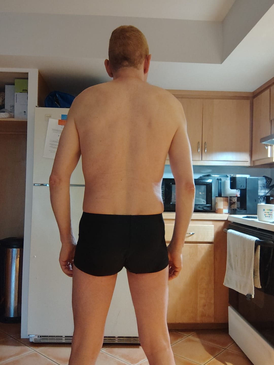 Customer photo review of Nylon 3in Boxer Briefs V-Fly 3pk Black