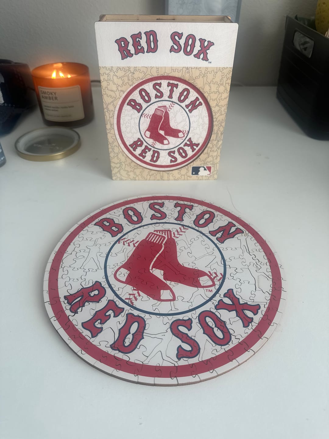 Customer photo review of Boston Red Sox™ - Wooden Puzzle