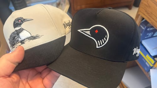 Customer photo review of Red Eye Corduroy Brim Hat