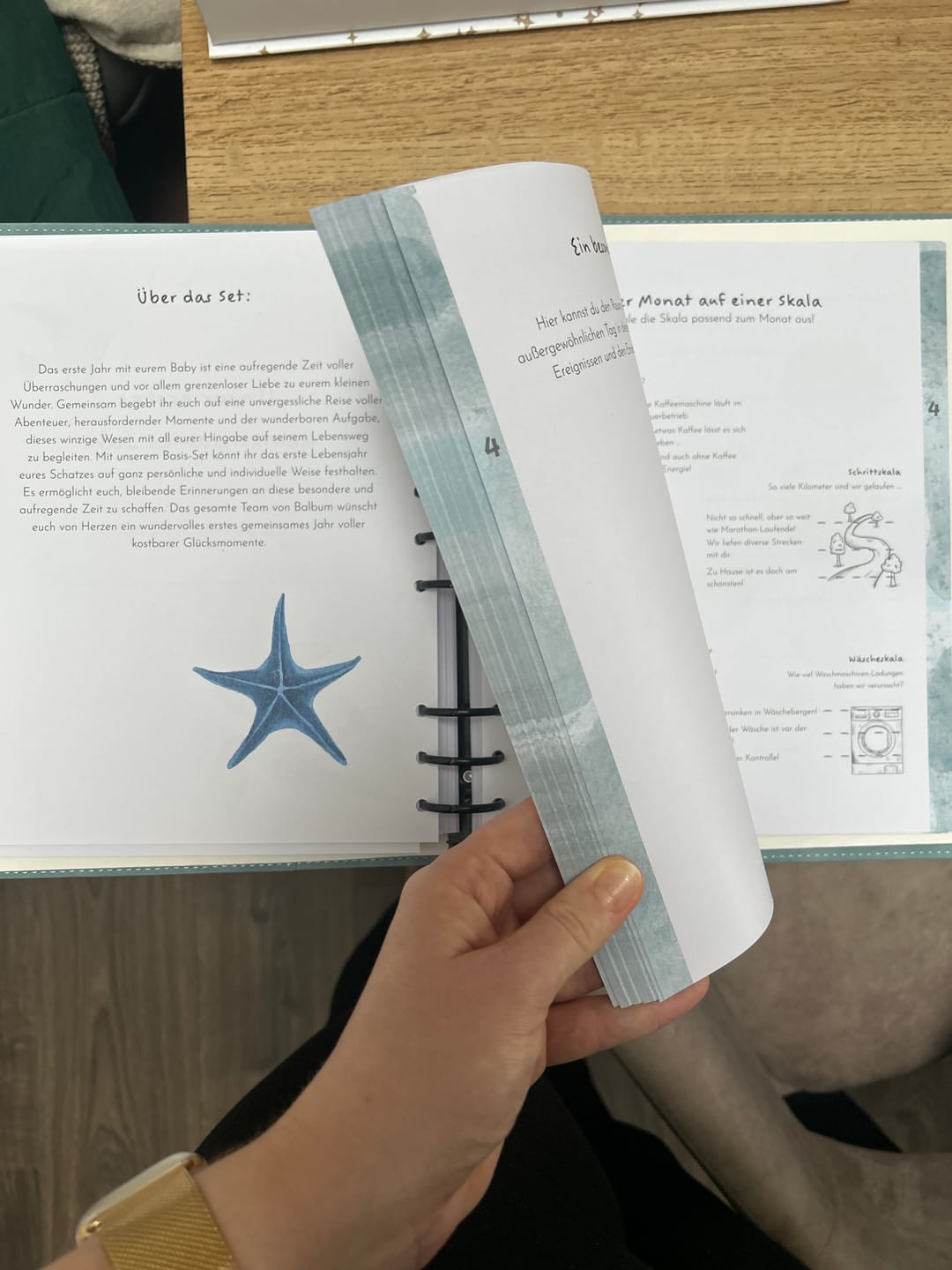 Customer photo review of Basis: Unser erstes gemeinsames Jahr mit 156 Seiten (Meer)