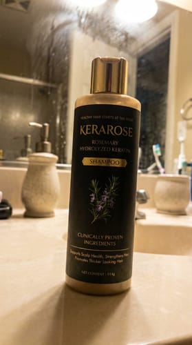 Customer photo review of Kerarose Rosemary Shampoo