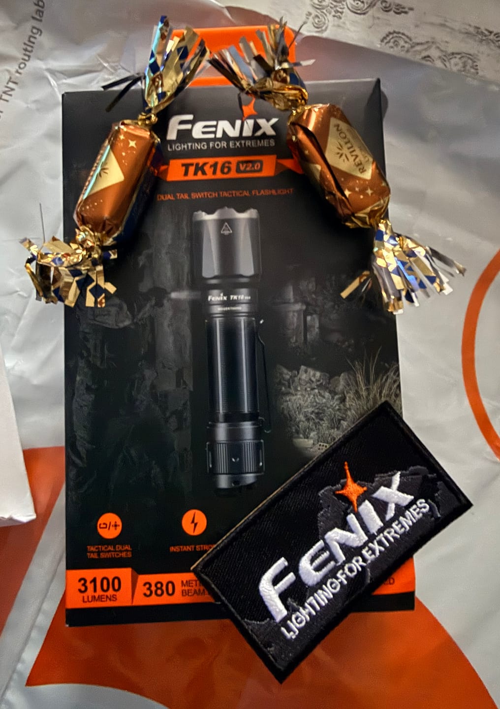 Customer photo review of Fenix TK16 V2.0 - 3100 lumens - Rechargeable USB-C - Pack complet