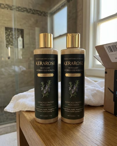 Customer photo review of Kerarose Rosemary Shampoo